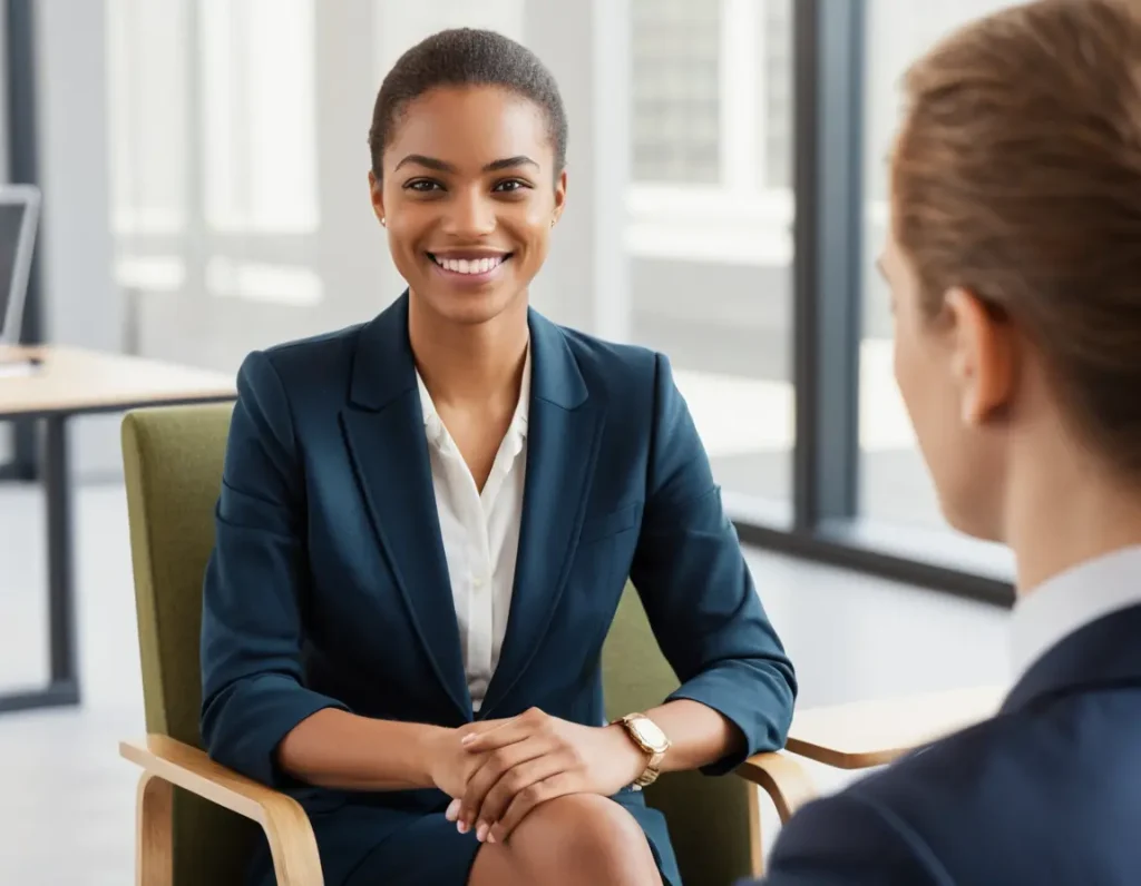 Confident Posture and Gestures during Scholarship Interviews